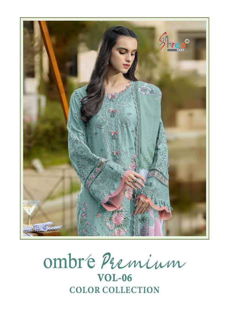 Shree fab ombre lawn collection vol-6 salwar suite wholesale market