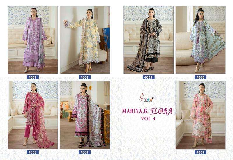 Shree fabs mariya b flora vol- 4 Bulk salwar suit suppliers in Delhi