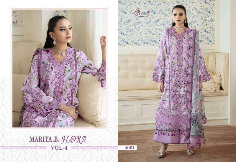 Shree fabs mariya b flora vol- 4 Bulk salwar suit suppliers in Delhi