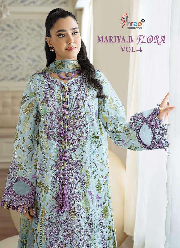 Shree fabs mariya b flora vol- 4 Bulk salwar suit suppliers in Delhi