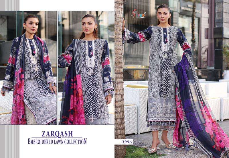 Shree fabs zarqash embrodered lawn Salwar Kameez manufacturers in India