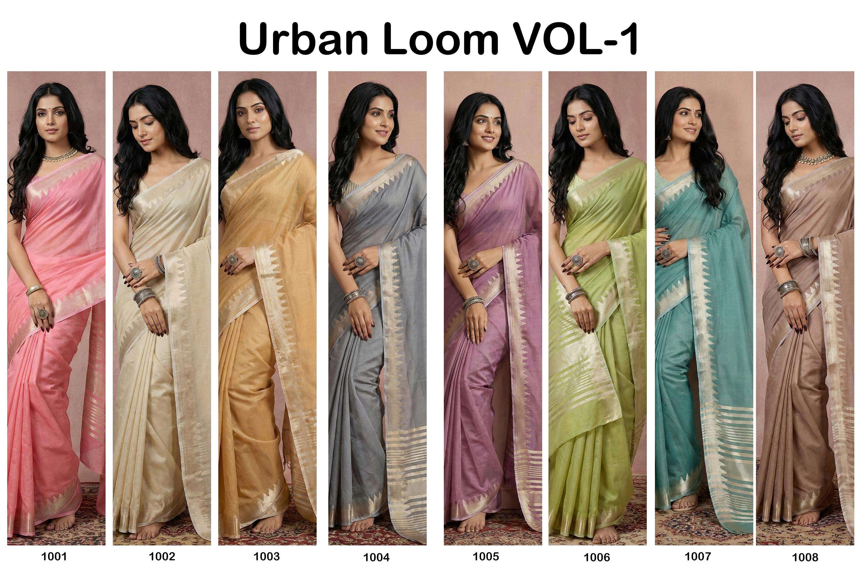 SHREE SHYAM FASHION URBAN LOOM VOL 1 Saree wholesalers and distributors