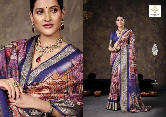 Shubh shree velvet Saree wholesalers in Mumbai