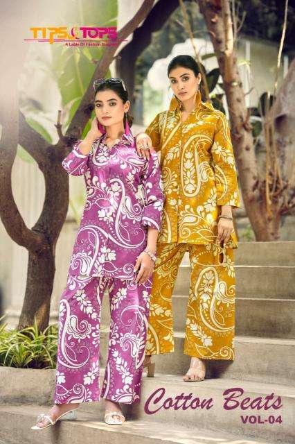 Tips & tops cotton beats vol 4 coord set Kurti wholesale dealers in Pune