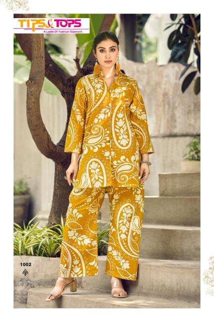 Tips & tops cotton beats vol 4 coord set Kurti wholesale dealers in Pune