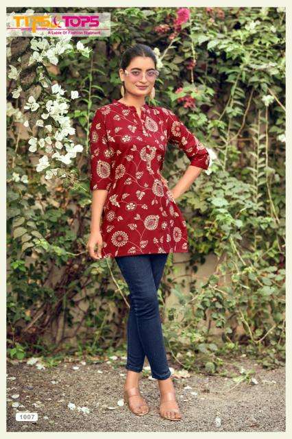 Tips & tops cotton shorties vol 9 Kurti wholesale market online
