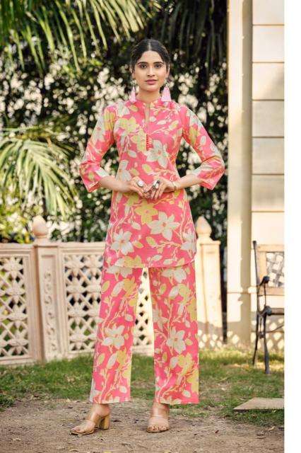 Tips & tops cotton trends vol 3 coord set  Wholesale Kurti market in Baglor