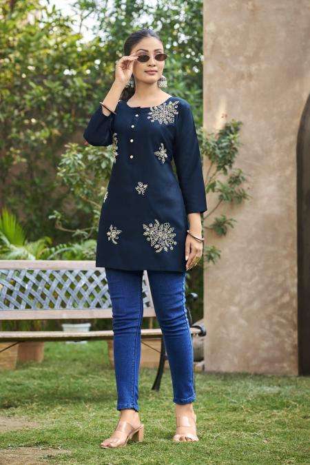 Tips & tops rose Kurti wholesale online Mumbai