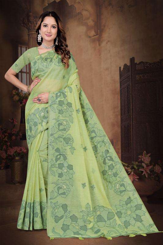 Tulsi WEC-1002 cotton  Affordable Saree Wholesale Market in Kolkata