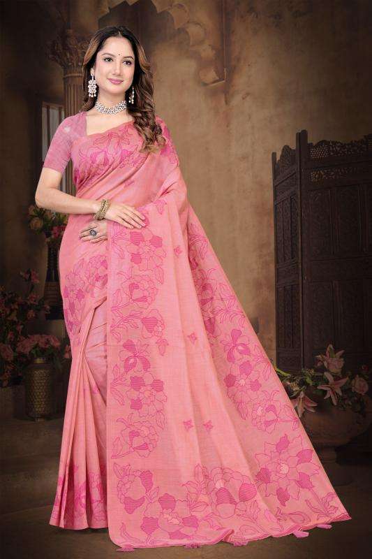 Tulsi WEC-1002 cotton  Affordable Saree Wholesale Market in Kolkata