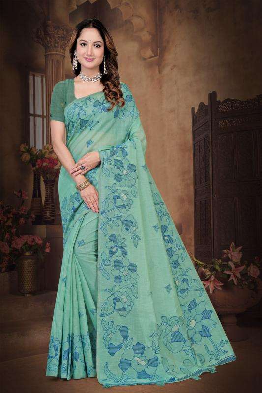 Tulsi WEC-1002 cotton  Affordable Saree Wholesale Market in Kolkata