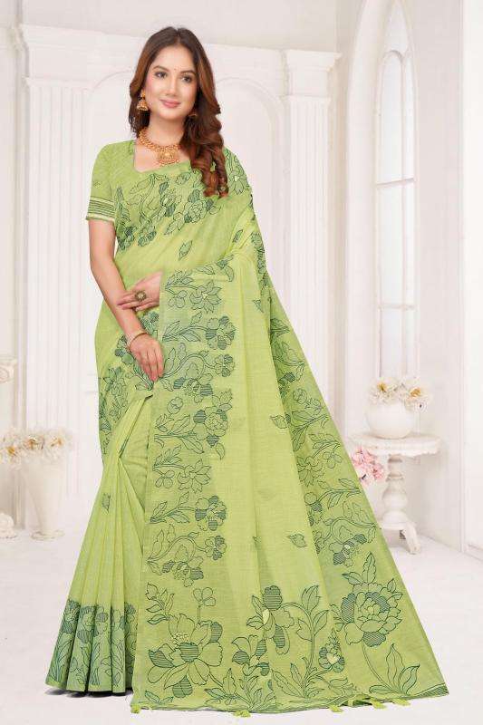 Tulsi WEC-1002 cotton Kolkata Saree Wholesale Market