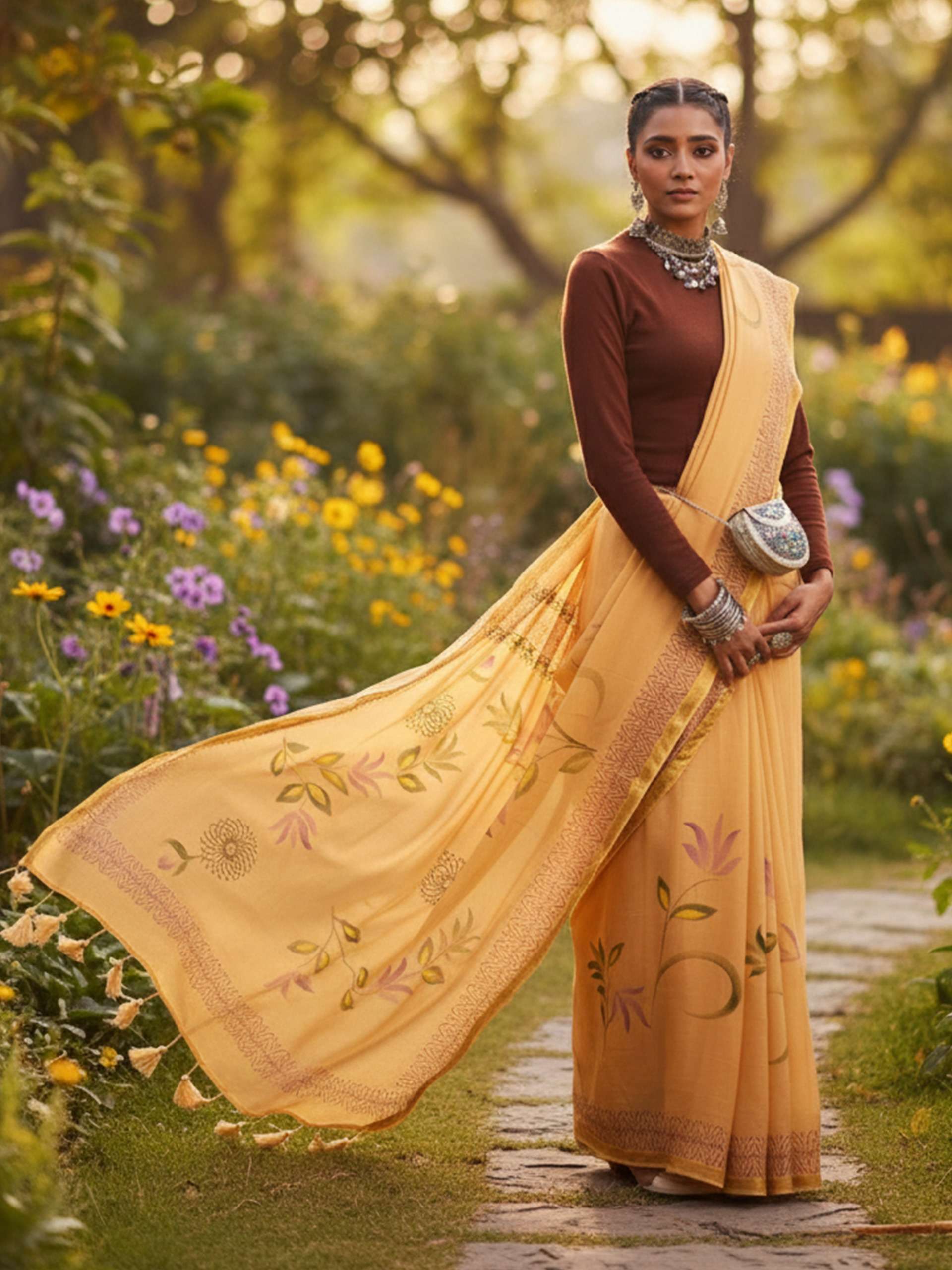 Vastra pujya Casual wear sarees wholesale