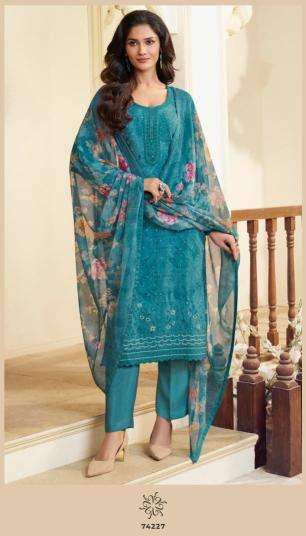 Vinay silkina - royal crepe 48 dress material market for boutiques