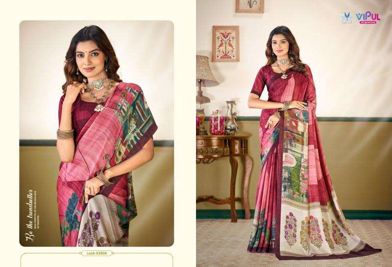 Vipul antique royal vol-27 saree suppliers in ahmedabad