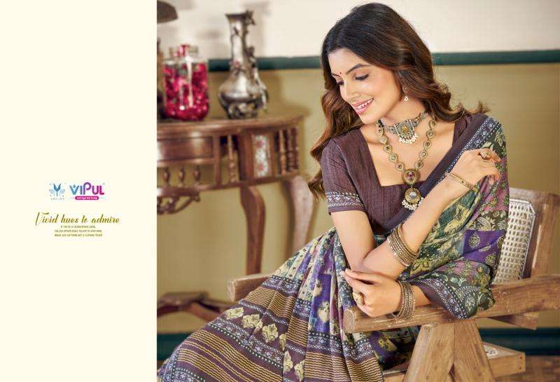 Vipul antique royal vol-27 saree suppliers in ahmedabad