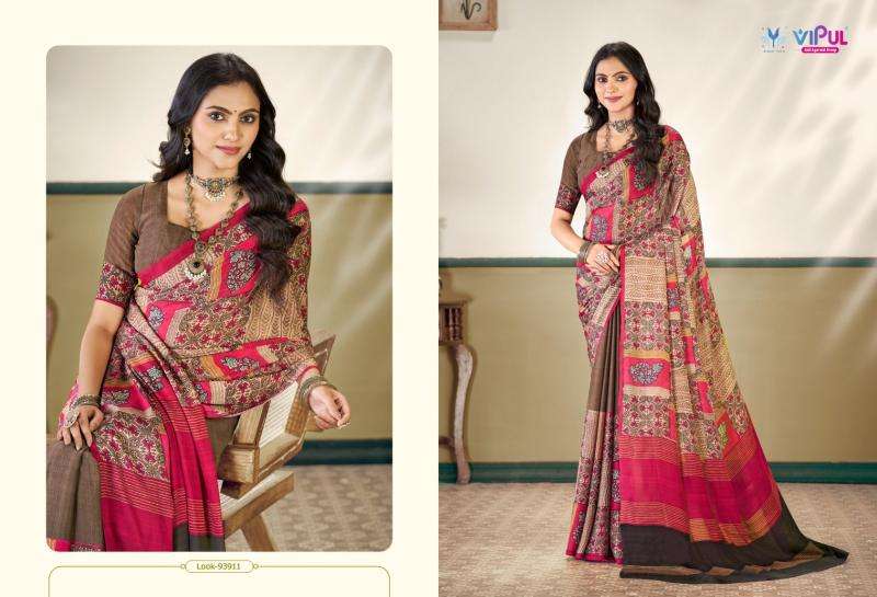 Vipul antique royal vol-27 saree suppliers in ahmedabad
