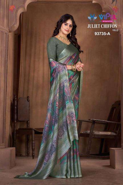 Vipul juite chiffon vol 22 Indian Sarees in Gujarat