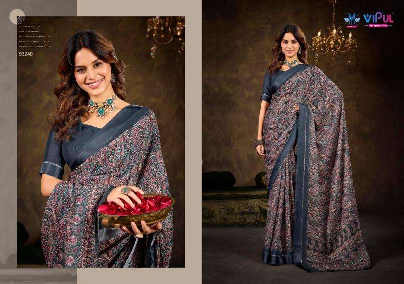 Vipul samriddhi vol 6 Wholesale saree market in Hyderabad
