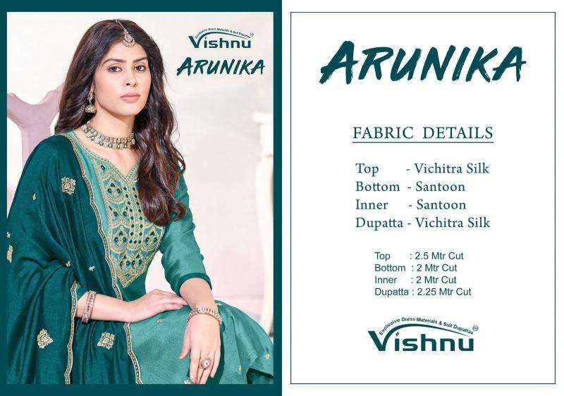 Vishnu arunika dress material wholesale market