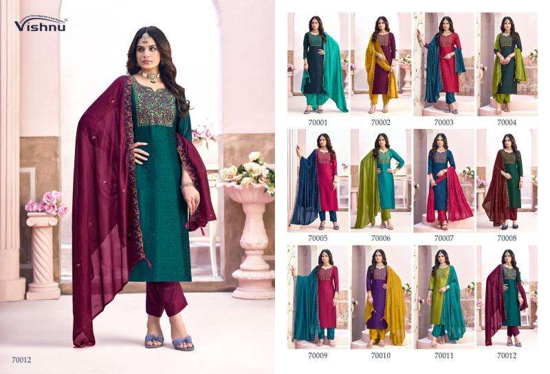 Vishnu naaira vol 6 Wholesale dress materials suppliers in India