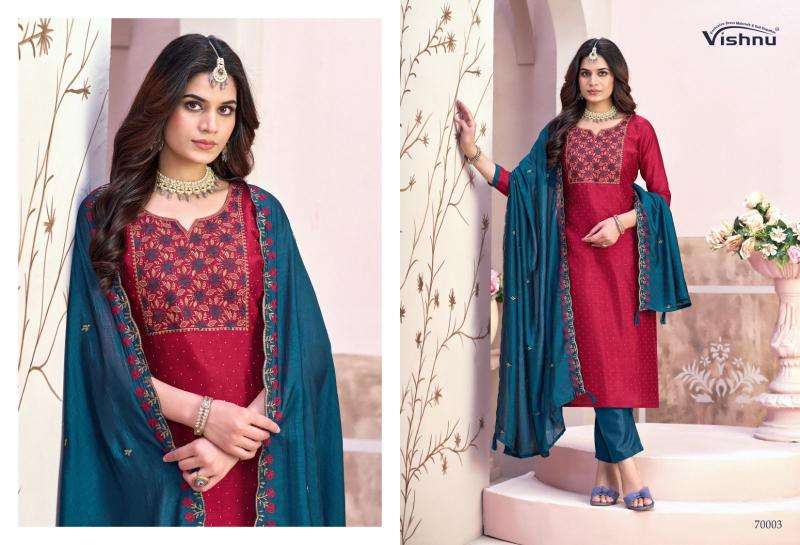 Vishnu naaira vol 6 Wholesale dress materials suppliers in India