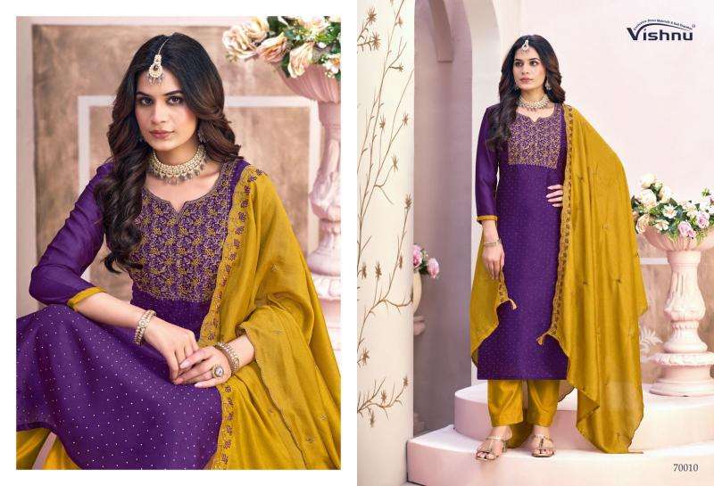 Vishnu naaira vol 6 Wholesale dress materials suppliers in India
