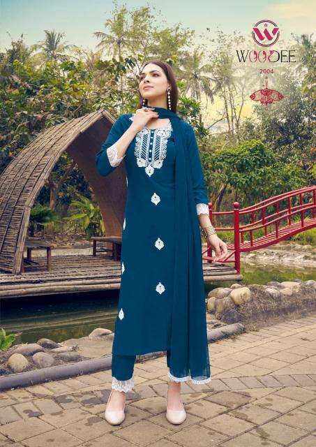Woodee white lotus vol-2 Designer Kurti supplier
