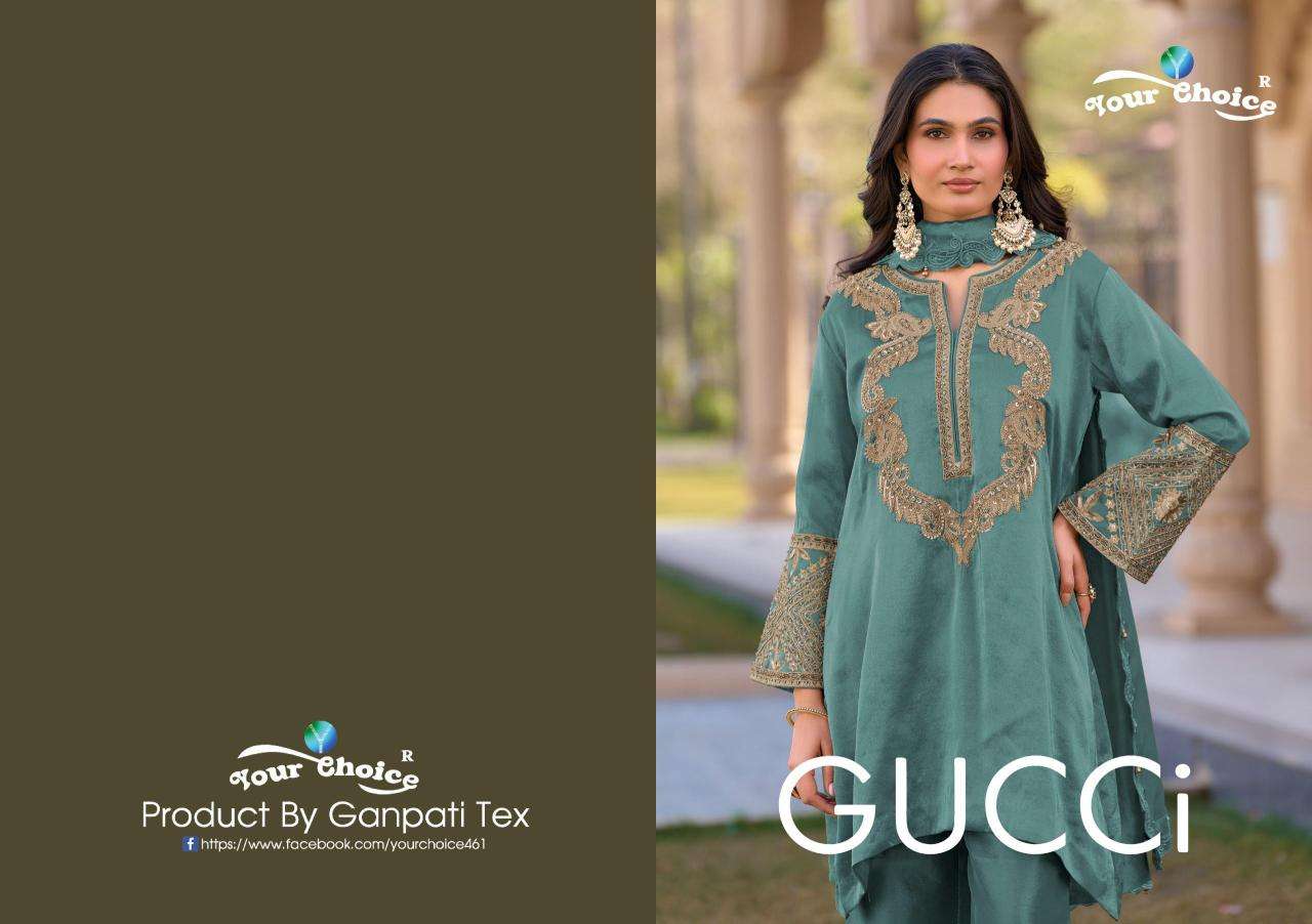 Your choice gucci  wholesale salwar kameez catalogue with price