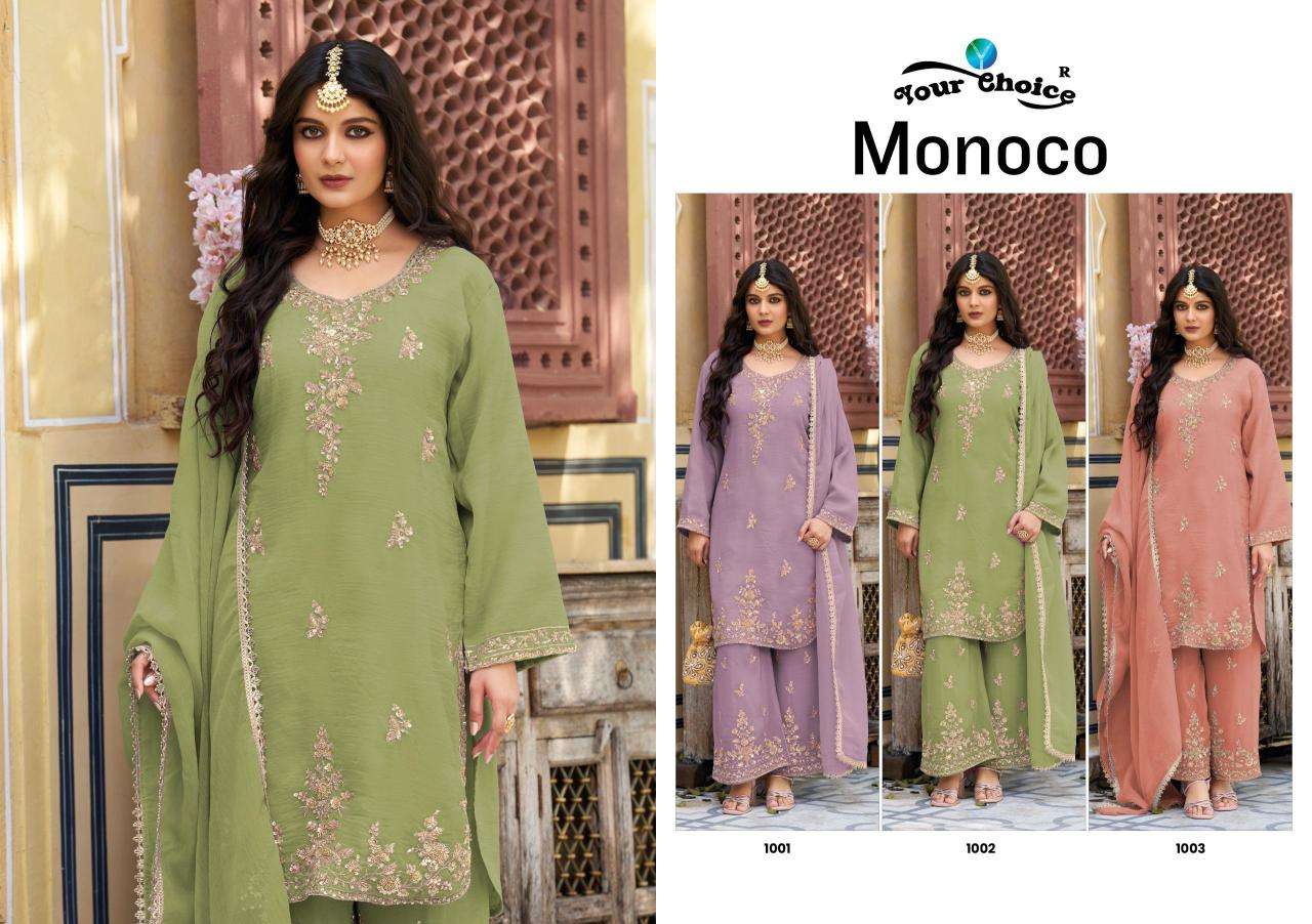 Your choice monoco salwar suit wholesalers in India