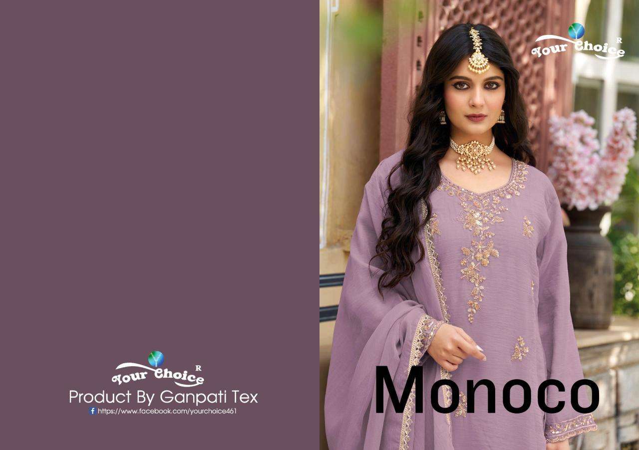 Your choice monoco salwar suit wholesalers in India