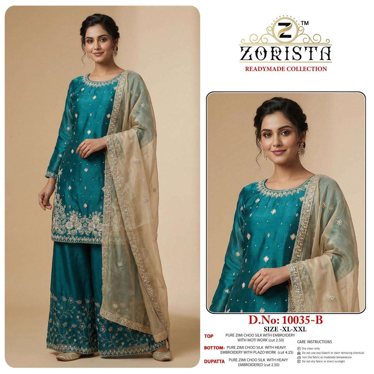 Zorista readymade collection do-no 10035 A to F Wholesale salwar kameez supplier in Surat