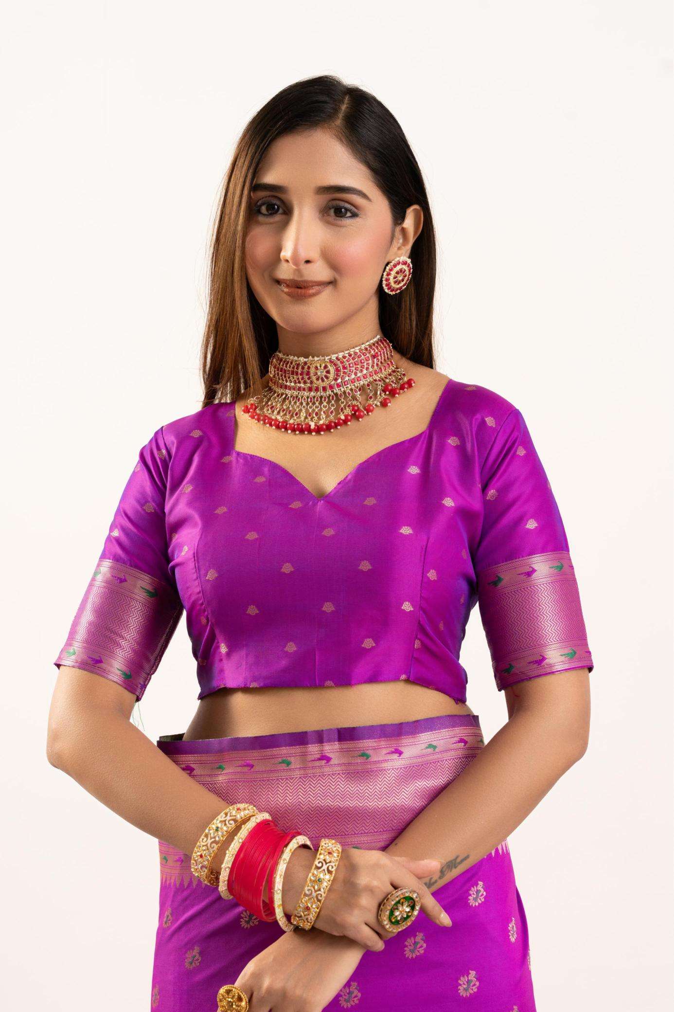 Akshara banarasi silk Hydrabad saree wholesalers