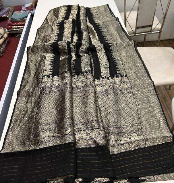 Akshara crepe khadi silk Designer sarees in Delhi wholesale