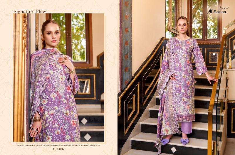 Almarina chikankari vol-2 dress material wholesalers in Bangalore