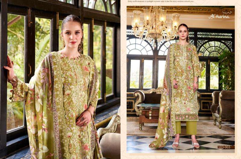 Almarina chikankari vol-2 dress material wholesalers in Bangalore