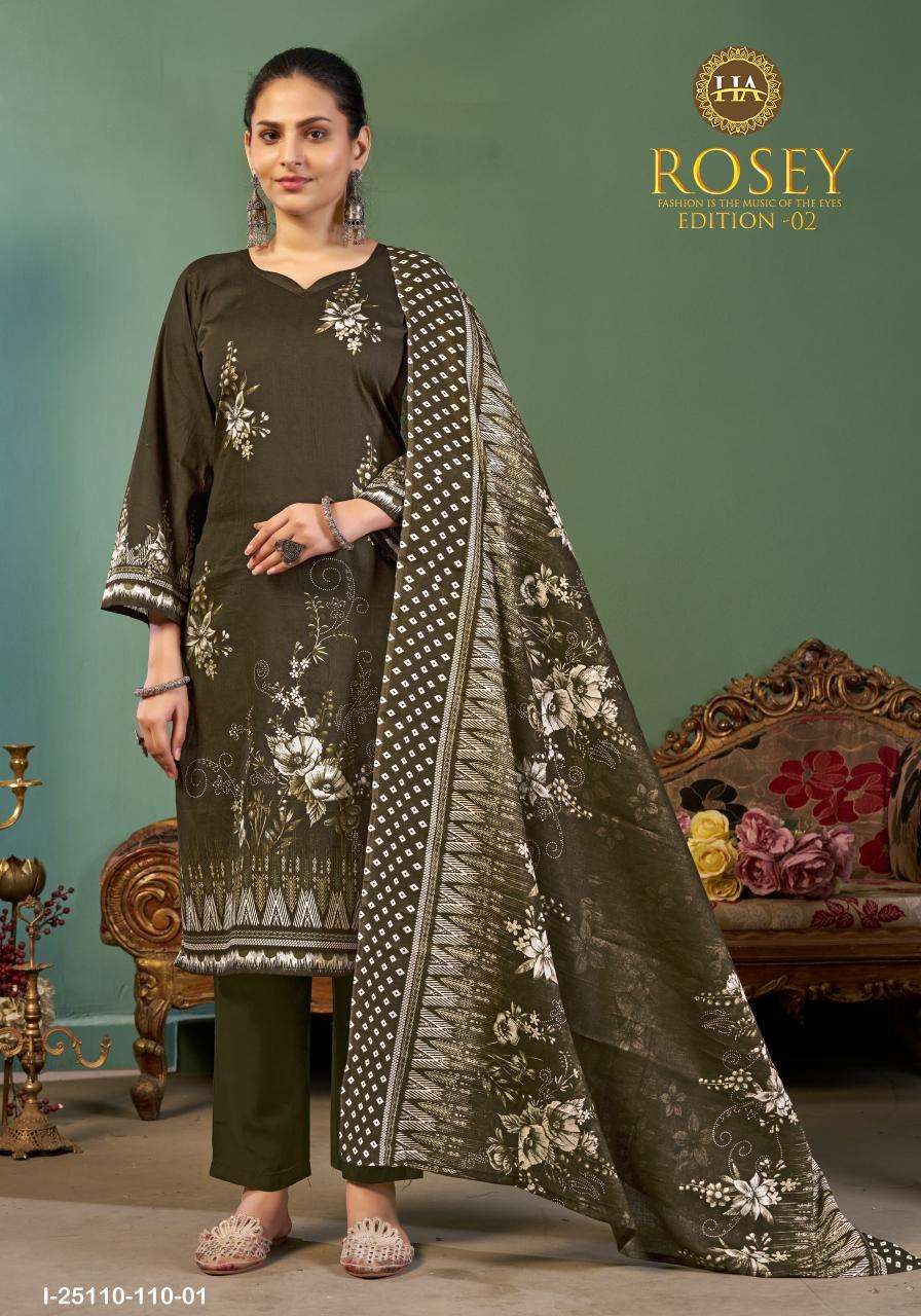 Alok suit rosey-2 Dress material market in Kolkata