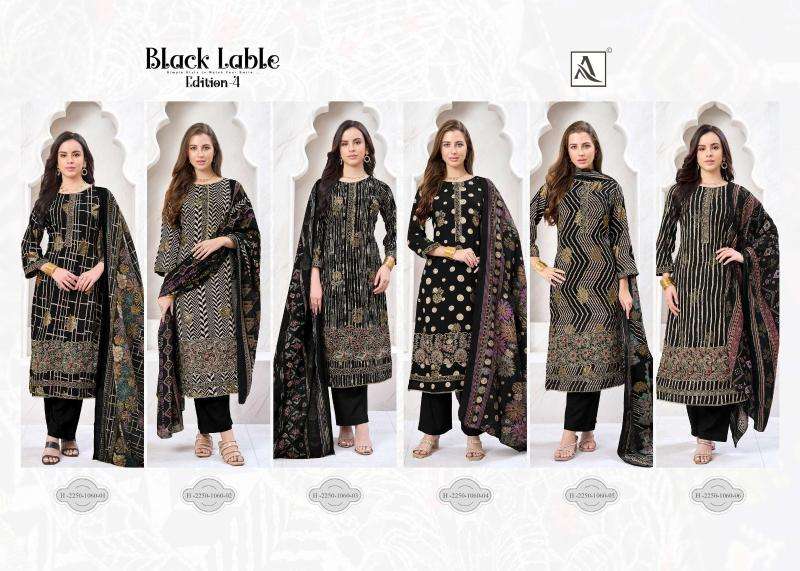 Alok suits black lable vol-4 Dress material market in ahmedabad