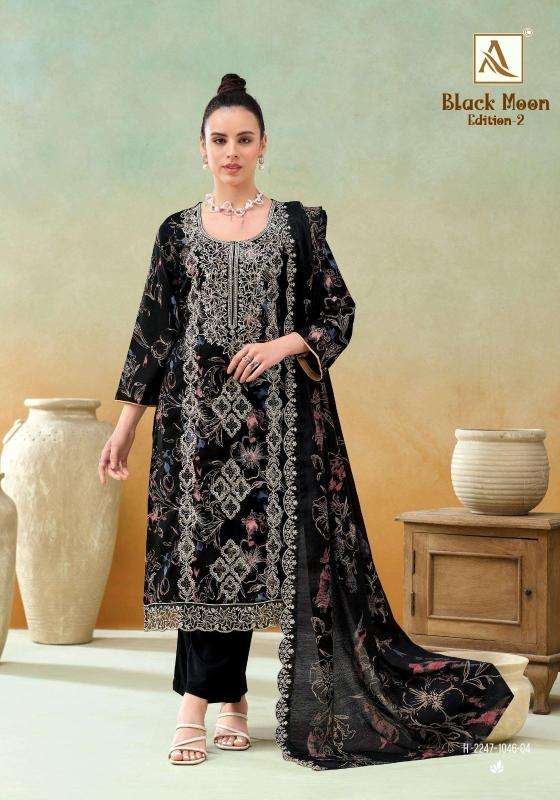 Alok suits black moon vol-2 dress material wholesale suppliers in Mumbai