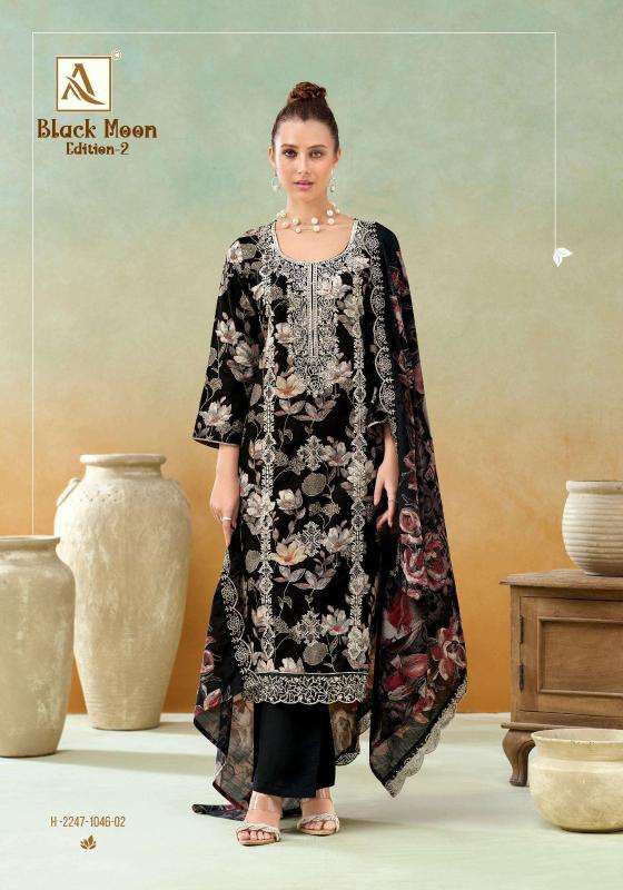 Alok suits black moon vol-2 dress material wholesale suppliers in Mumbai