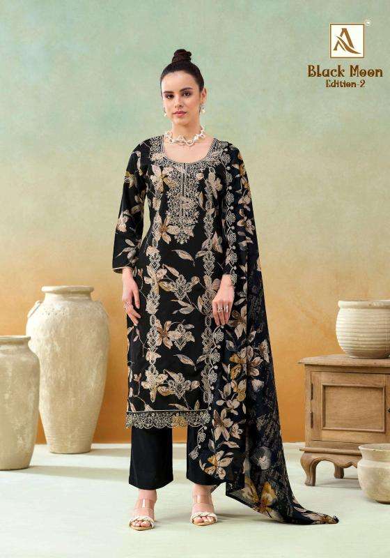 Alok suits black moon vol-2 dress material wholesale suppliers in Mumbai