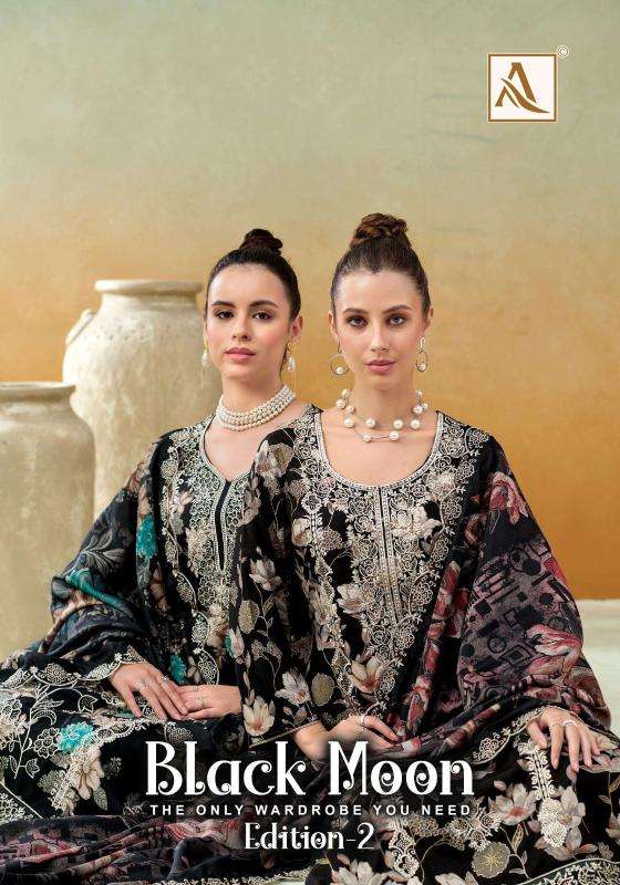 Alok suits black moon vol-2 dress material wholesale suppliers in Mumbai