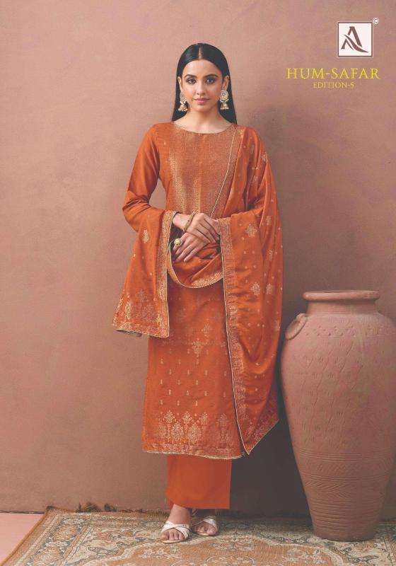 Alok suits humsafar edition 5 Bulk dress material suppliers in Kolkata