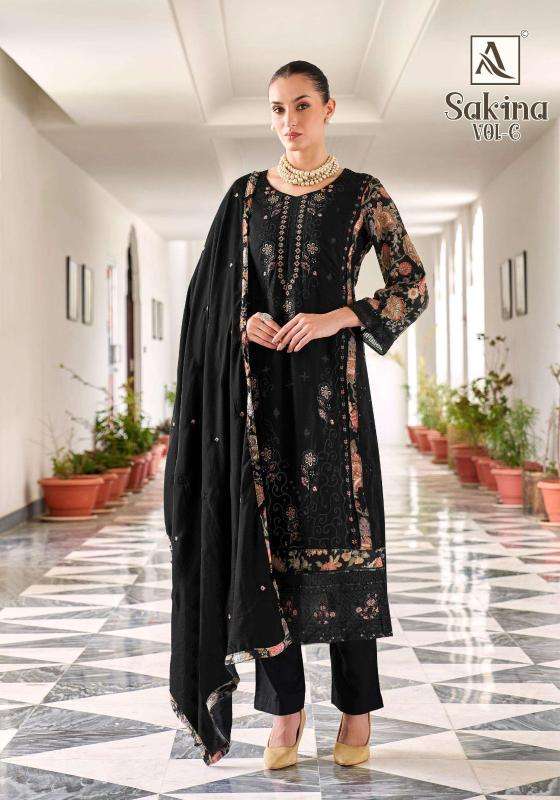 Alok suits sakina vol-6 Wholesale dress materials supplier in mumbai
