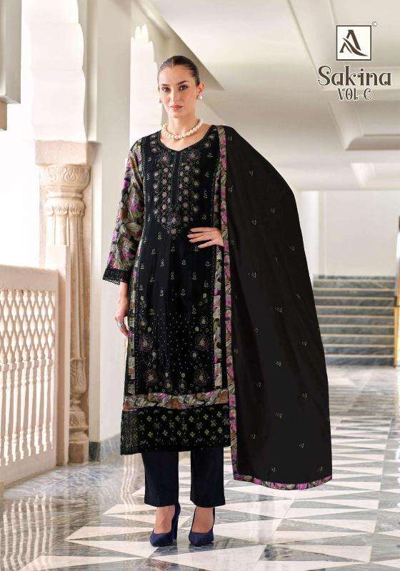Alok suits sakina vol-6 Wholesale dress materials supplier in mumbai
