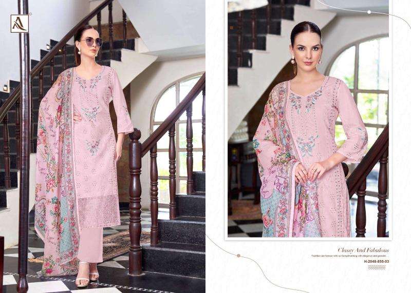 Alok suits the libas lawn Surat dress material suppliers