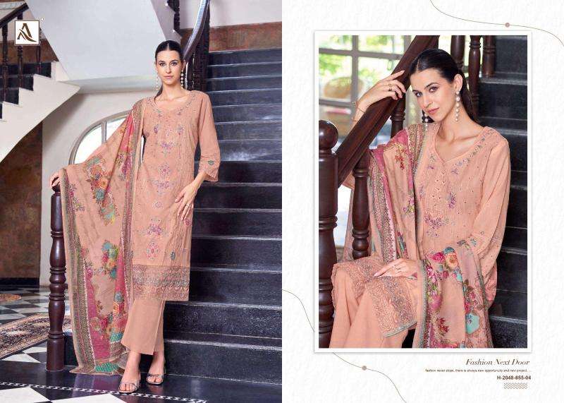 Alok suits the libas lawn Surat dress material suppliers