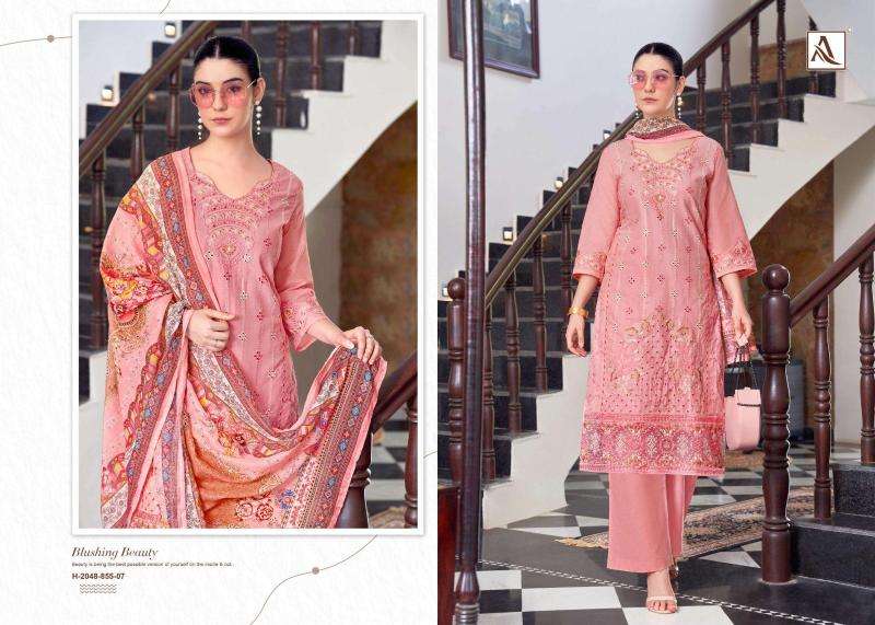 Alok suits the libas lawn Surat dress material suppliers