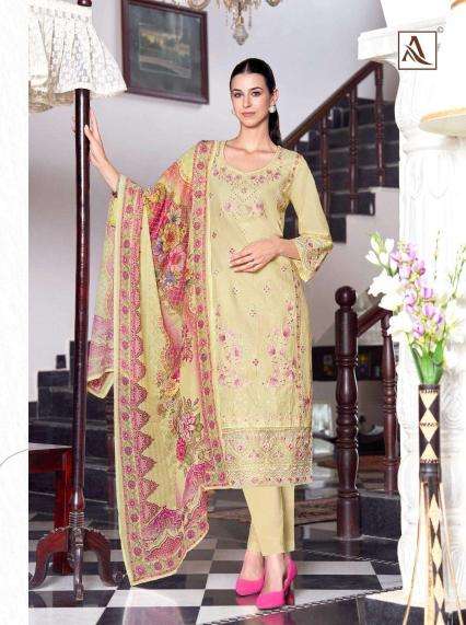 Alok suits the libas lawn Surat dress material suppliers