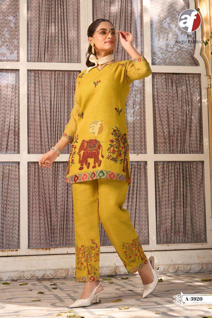 Anju fabrics A 3920 Mumbai kurti wholesale online
